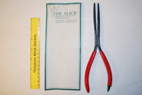 DR. SLICK LONG-NOSE PLIERS. 8.5 in. With Cutter.